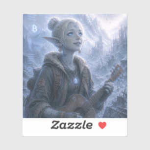 Hoffnung / Barde / Gefrorene Grenze Aufkleber