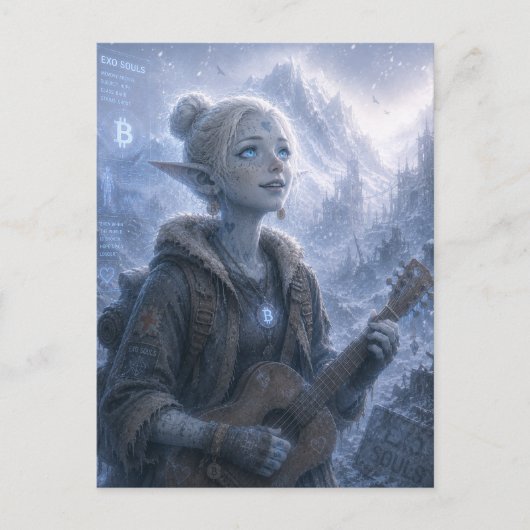 Hoffnung / Barde / Gefrorene Grenze Postkarte (Vorderseite)