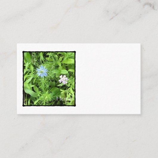 Hoffnung Begleitkarte (Vorderseite)