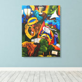 Hoffnung bei Sonnenaufgang 2007 Leinwanddruck (Insitu (Holzboden))