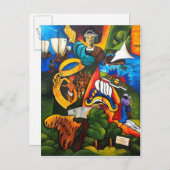 Hoffnung bei Sonnenaufgang 2007 Postkarte (Vorne/Hinten)