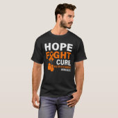 Hoffnung Bekämpfung Heilen MS Bewusstsein Multiple T-Shirt (Vorne ganz)