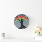 Hoffnung beleuchtet die Art und Weise Wanduhr einz (Zuhause)