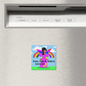Hoffnung, Bete und Glaube Überlebende! Magnet (In Situ (Geschirrspüler))