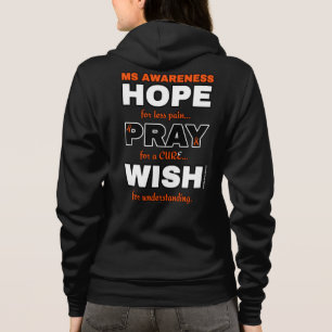Hoffnung Beten Wish...MS Hoodie