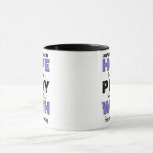 Hoffnung Beten wünscht...Lupus Zwei-Tone-Tasse Tasse (Zentrum)