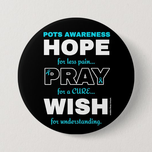 Hoffnung Beten wünscht...POTS Button (Vorderseite)