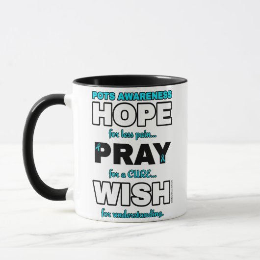 Hoffnung Beten wünscht...POTS Tasse (Links)