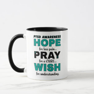 Hoffnung Beten wünscht...PTSD Tasse