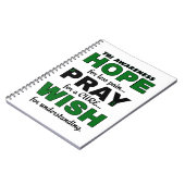 Hoffnung Beten wünscht...TBI Notizblock (Linke Seite)