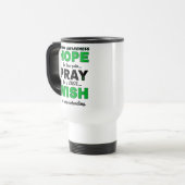 Hoffnung Betet Wish.. Celiac Reisebecher (Vorderseite Links)
