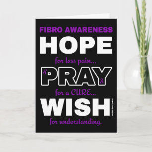 Hoffnung Betet Wish.. Fibro Karte