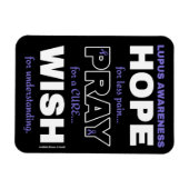 Hoffnung Betet Wish...Lupus Magnet (Horizontal)