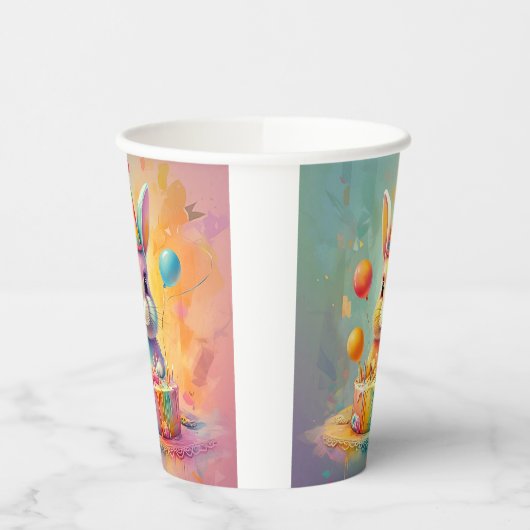 " HOFFNUNG BIRTHDAY LIGHT " PAPPBECHER (Links)