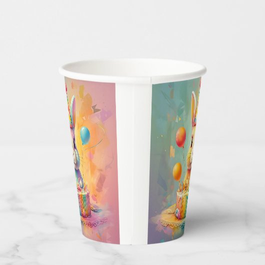 " HOFFNUNG BIRTHDAY LIGHT " PAPPBECHER (Rechts)