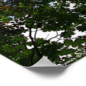 HOFFNUNG - blauer Himmel kommt Poster (Ecke)