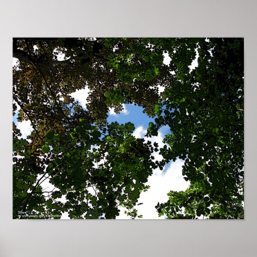 HOFFNUNG - blauer Himmel kommt Poster (Vorne)