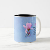 Hoffnung blühen zweifarbige tasse (VorderseiteRechts)