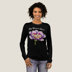 Hoffnung Blüten in Stille - Fox in Blume Inspirati Tri-Blend Shirt