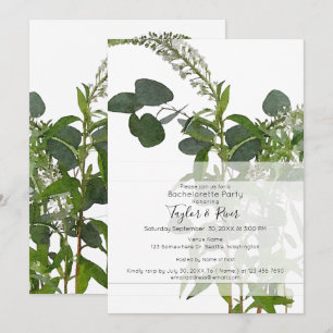 "Hoffnung" Botanische Aquarellmalerei mit Eukalypt Einladung