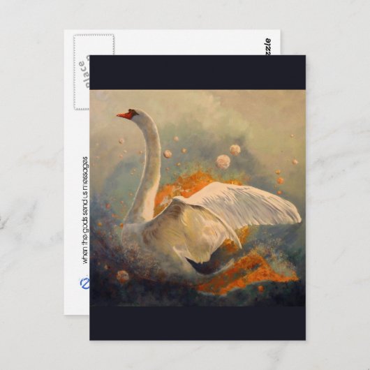 Hoffnung, Botschaft des Zeus Postkarte (Vorne/Hinten)