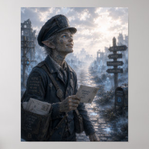 Hoffnung / Briefträger / Endlose Straße Poster