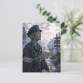Hoffnung / Briefträger / Endlose Straße Postkarte (Stehend Vorderseite)