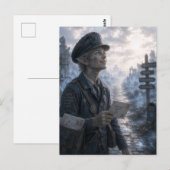 Hoffnung / Briefträger / Endlose Straße Postkarte (Vorne/Hinten)