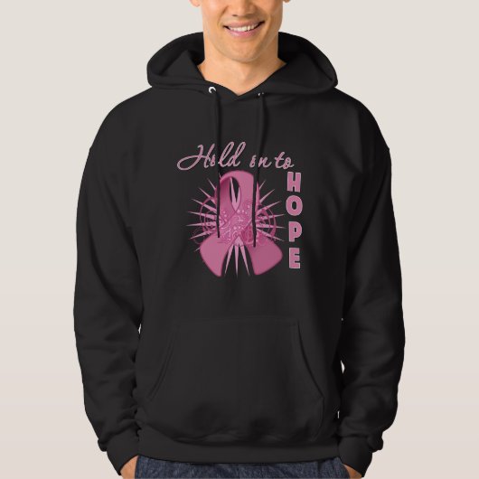 Hoffnung - Brustkrebs Hoodie (Vorderseite)