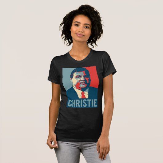 Hoffnung Chris Christie T-Shirt (Vorne ganz)