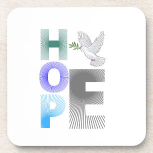 Hoffnung - Christlicher Glaube Inspiration Unterse Getränkeuntersetzer