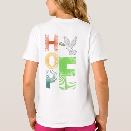 Hoffnung - Christlicher Glaube Inspirationsquelle T-Shirt (Rückseite)