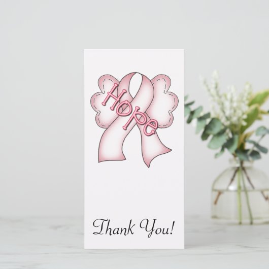 Hoffnung Dankeskarte (Stehend Vorderseite)