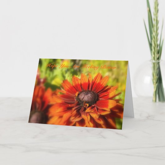 Hoffnung, dass du Gefühl besser bist Karte (Vorderseite)