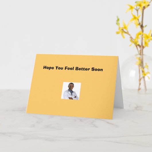 "Hoffnung, dass es dir besser geht! Karte (Gelbe Blume)