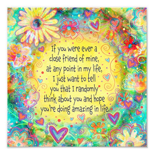 "Hoffnung, dass ihr Phantastisch macht" Inspirivit Fotodruck (Vorne)