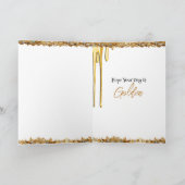 Hoffnung Dein Tag ist goldig Karte (Innenseite)