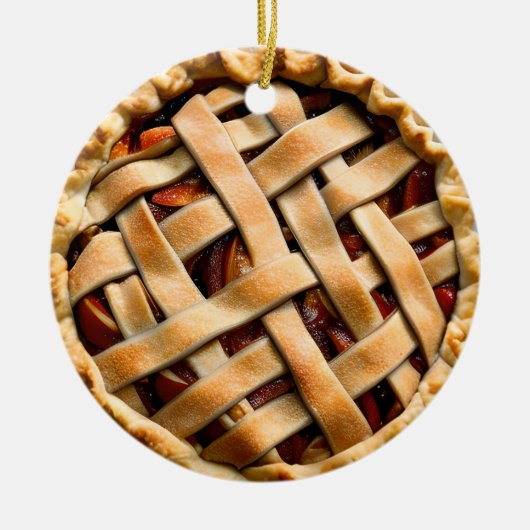 Hoffnung Deine Weihnachten ist Peachy Keramik Ornament (Vorne)