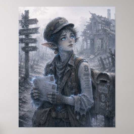 Hoffnung / Der Postbote / Das verlassene Dorf Poster (Vorne)