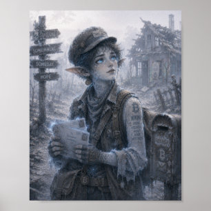 Hoffnung / Der Postbote / Das verlassene Dorf Poster