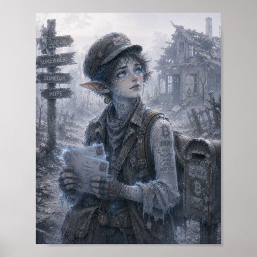 Hoffnung / Der Postbote / Das verlassene Dorf Poster (Vorne)