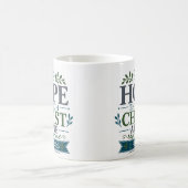 Hoffnung durch Christus allein Schriftdevotional Kaffeetasse (Mittel)