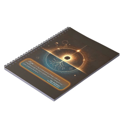 "Hoffnung durch den Architekt" Notepad Notizblock (Linke Seite)