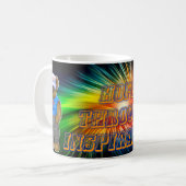Hoffnung durch Inspiration Kaffeetasse (Vorderseite Links)