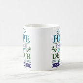 Hoffnung durch jede Umleitung - Christliche Ermuti Kaffeetasse (Mittel)