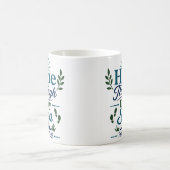 Hoffnung durch jeden Schritt Christlicher Hoffnung Kaffeetasse (Mittel)