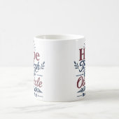 Hoffnung durch jedes Hindernis Religiöser Hoffnung Kaffeetasse (Mittel)