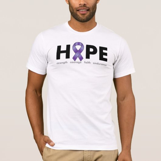 HOFFNUNG (Epilepsie-Bewusstsein) T-Shirt (Vorderseite)