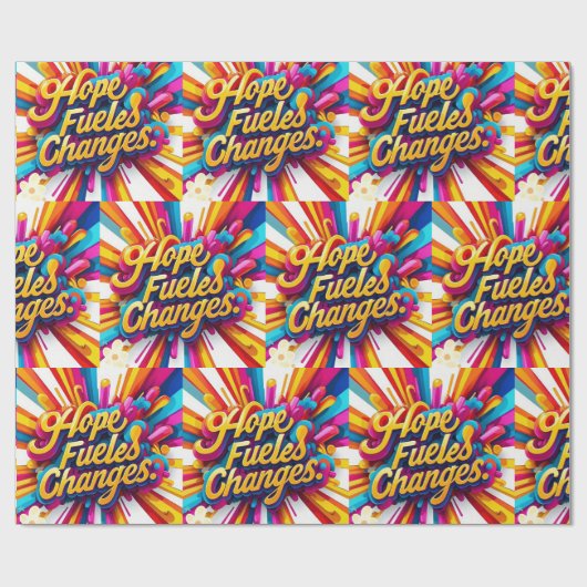 "Hoffnung erneuert" Geschenkpapier (Flach)