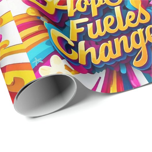 "Hoffnung erneuert" Geschenkpapier (Rolleneckpunkt)